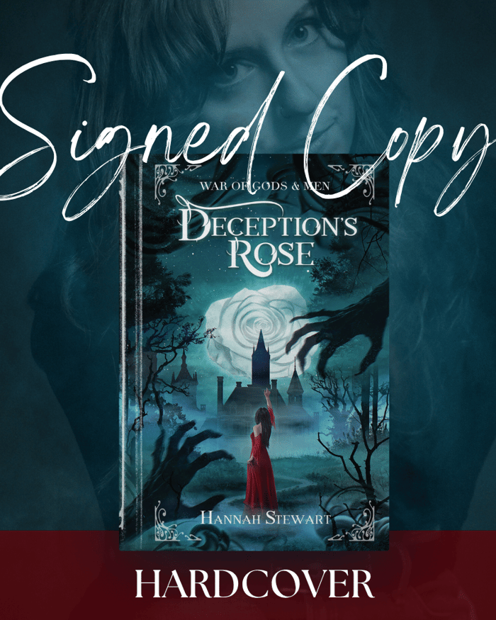 SIGNED Hardcover: Deception’s Rose image