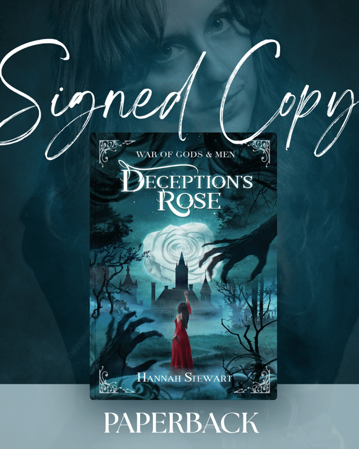 SIGNED Paperback: Deception's Rose image
